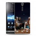 Дизайнерский пластиковый чехол для Sony Xperia S Рождество Христово