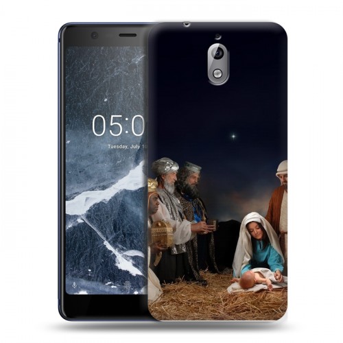 Дизайнерский силиконовый чехол для Nokia 3.1 Рождество Христово