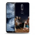 Дизайнерский пластиковый чехол для Nokia 6.1 Plus Рождество Христово