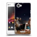 Дизайнерский пластиковый чехол для Sony Xperia L Рождество Христово