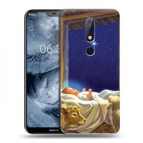 Дизайнерский силиконовый чехол для Nokia 6.1 Plus Рождество Христово