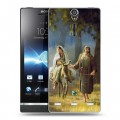 Дизайнерский пластиковый чехол для Sony Xperia S Рождество Христово