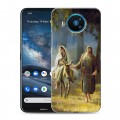 Дизайнерский силиконовый чехол для Nokia 8.3 Рождество Христово