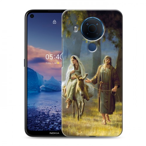 Дизайнерский силиконовый чехол для Nokia 5.4 Рождество Христово