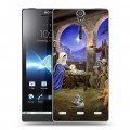 Дизайнерский пластиковый чехол для Sony Xperia S Рождество Христово