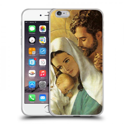Дизайнерский силиконовый чехол для Iphone 6 Plus/6s Plus Рождество Христово