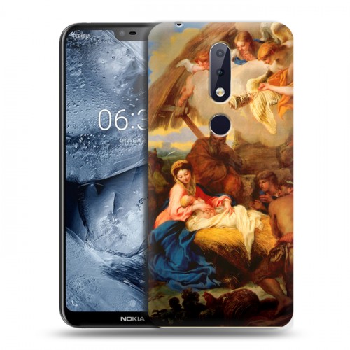 Дизайнерский пластиковый чехол для Nokia 6.1 Plus Рождество Христово