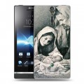 Дизайнерский пластиковый чехол для Sony Xperia S Рождество Христово