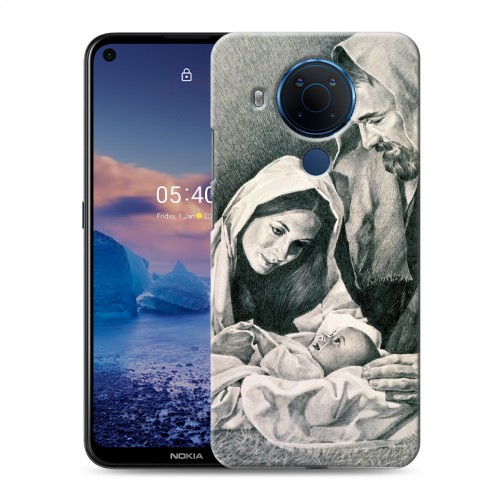 Дизайнерский силиконовый чехол для Nokia 5.4 Рождество Христово