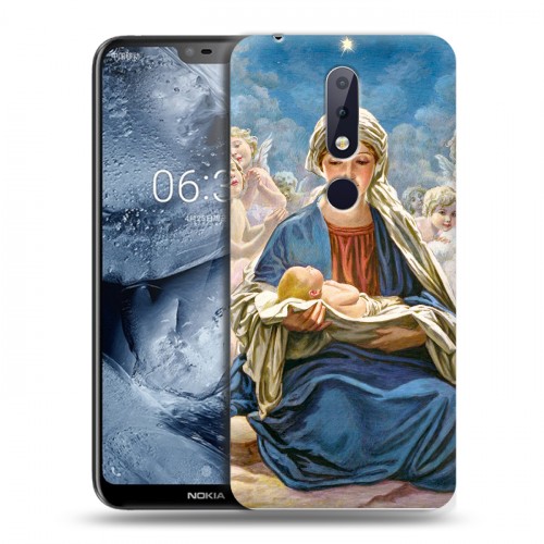 Дизайнерский пластиковый чехол для Nokia 6.1 Plus Рождество Христово