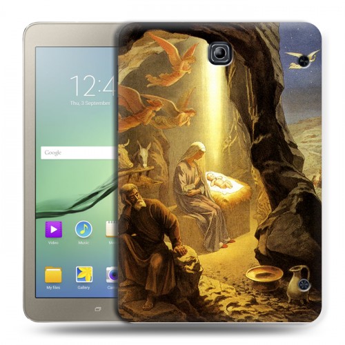 Дизайнерский силиконовый чехол для Samsung Galaxy Tab S2 8.0 Рождество Христово