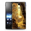 Дизайнерский пластиковый чехол для Sony Xperia TX Рождество Христово