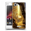 Дизайнерский пластиковый чехол для Sony Xperia L Рождество Христово