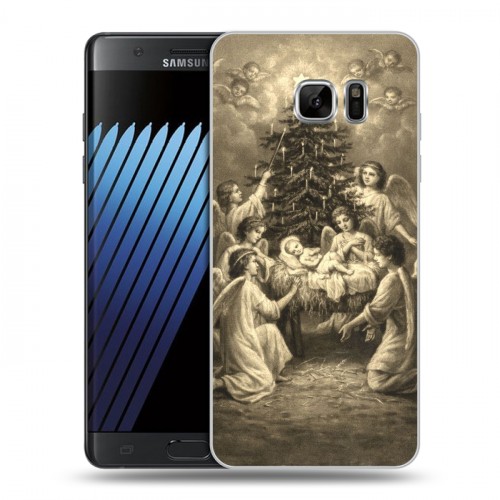 Дизайнерский пластиковый чехол для Samsung Galaxy Note 7 Рождество Христово