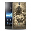 Дизайнерский пластиковый чехол для Sony Xperia S Рождество Христово