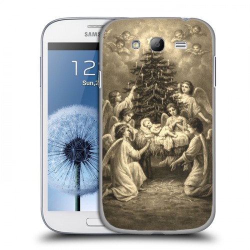 Дизайнерский пластиковый чехол для Samsung Galaxy Grand Рождество Христово