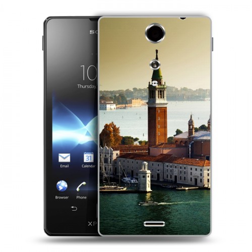 Дизайнерский пластиковый чехол для Sony Xperia TX Венеция