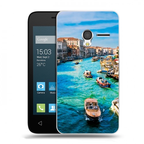 Дизайнерский пластиковый чехол для Alcatel One Touch Pixi 3 (4.5) Венеция
