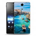 Дизайнерский пластиковый чехол для Sony Xperia TX Венеция