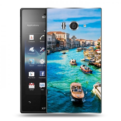 Дизайнерский пластиковый чехол для Sony Xperia acro S Венеция