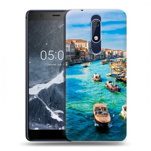 Дизайнерский пластиковый чехол для Nokia 5.1 Венеция