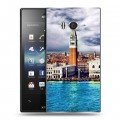 Дизайнерский пластиковый чехол для Sony Xperia acro S Венеция