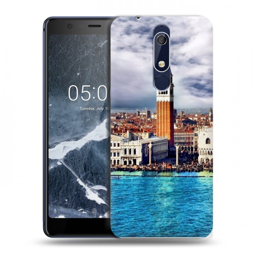 Дизайнерский пластиковый чехол для Nokia 5.1 Венеция