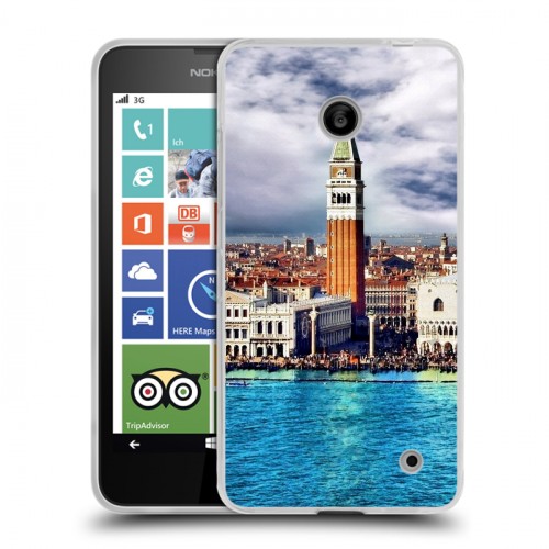 Дизайнерский пластиковый чехол для Nokia Lumia 630/635 Венеция