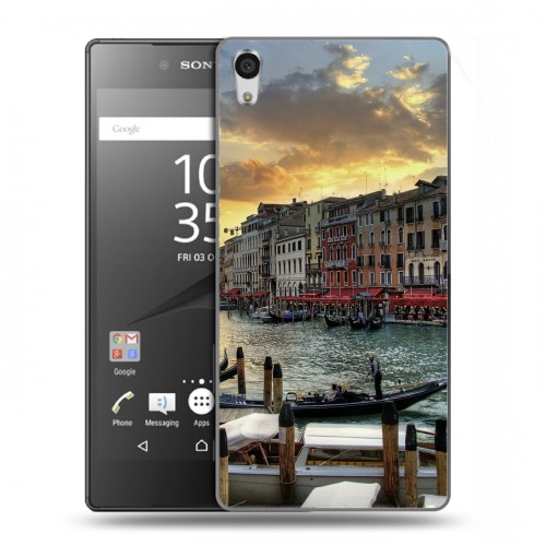 Дизайнерский пластиковый чехол для Sony Xperia Z5 Premium Венеция