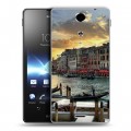 Дизайнерский пластиковый чехол для Sony Xperia TX Венеция