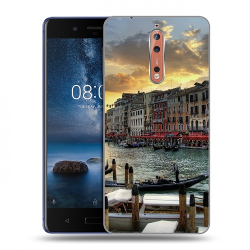 Дизайнерский пластиковый чехол для Nokia 8 Венеция