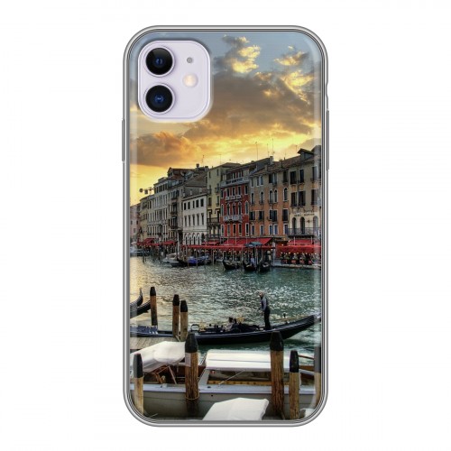 Дизайнерский силиконовый чехол для Iphone 11 Венеция