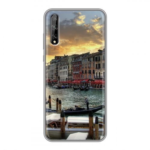 Дизайнерский силиконовый чехол для Huawei Y8p Венеция
