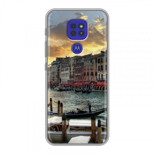 Дизайнерский силиконовый чехол для Motorola Moto G9 Play Венеция