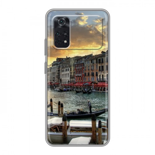 Дизайнерский силиконовый чехол для Xiaomi Poco M4 Pro 4G Венеция