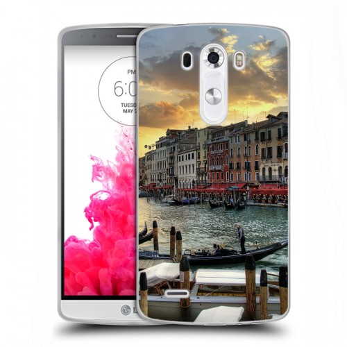 Дизайнерский силиконовый чехол для LG G3 (Dual-LTE) Венеция