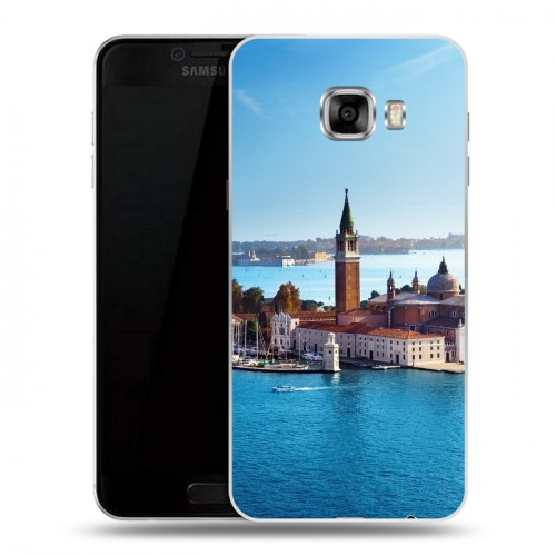 Дизайнерский пластиковый чехол для Samsung Galaxy C5 Венеция