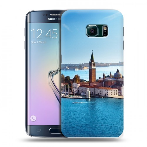 Дизайнерский пластиковый чехол для Samsung Galaxy S6 Edge Венеция