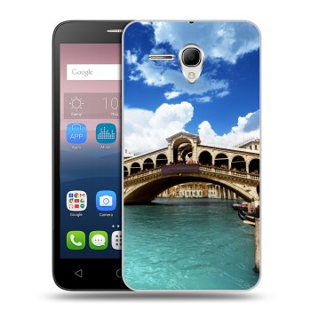 Дизайнерский силиконовый чехол для Alcatel One Touch POP 3 5.5 Венеция (на заказ)
