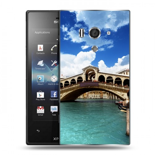 Дизайнерский пластиковый чехол для Sony Xperia acro S Венеция