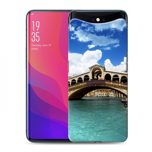 Дизайнерский силиконовый чехол для OPPO Find X Венеция