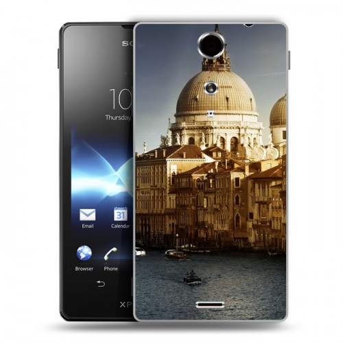 Дизайнерский пластиковый чехол для Sony Xperia TX Венеция