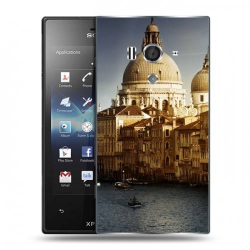 Дизайнерский пластиковый чехол для Sony Xperia acro S Венеция