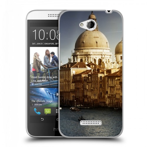 Дизайнерский пластиковый чехол для HTC Desire 616 Венеция