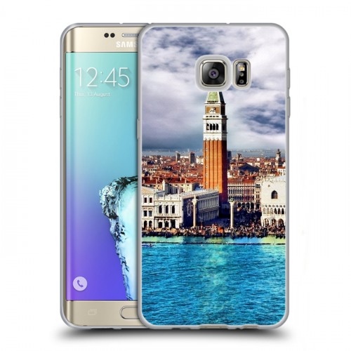 Дизайнерский пластиковый чехол для Samsung Galaxy S6 Edge Plus Венеция