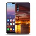 Дизайнерский силиконовый с усиленными углами чехол для Huawei P20 Pro Венеция