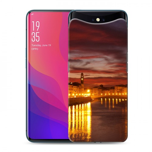 Дизайнерский силиконовый чехол для OPPO Find X Венеция