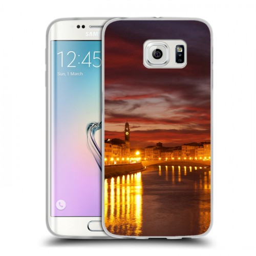 Дизайнерский пластиковый чехол для Samsung Galaxy S6 Edge Венеция