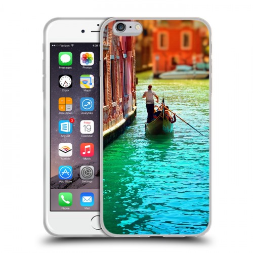 Дизайнерский силиконовый чехол для Iphone 6 Plus/6s Plus Венеция