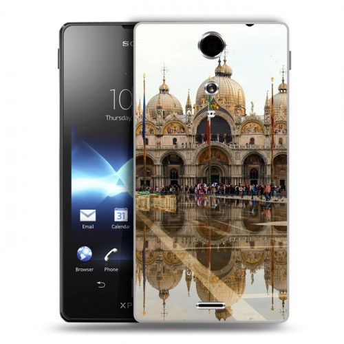 Дизайнерский пластиковый чехол для Sony Xperia TX Венеция